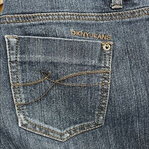 DKNY Dark Blue Straight Leg Women's Jeans